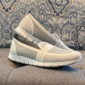 Cole Haan Women's Light Gray Slip-On Sneakers